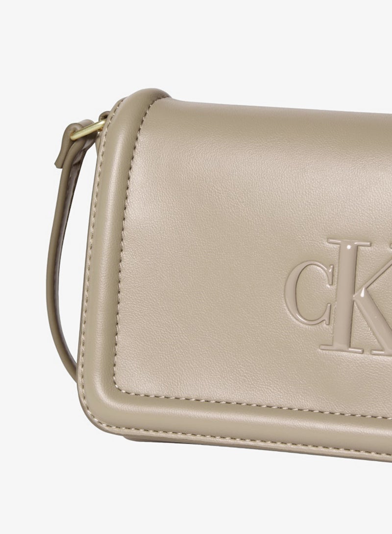 CALVIN KLEIN Bold Flap Crossbody Bag - Image 3